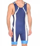 Трико борцівське Asics Wrestling Singlet Синій, Білий, Блакитний S (157516-0050) - зображення 1