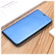 Чехол Mirror для Iphone XR книжка зеркальный Clear View Blue - изображение 3