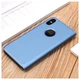 Чехол Mirror для Iphone XR книжка зеркальный Clear View Blue - изображение 4