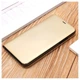 Чехол Mirror для Iphone XR книжка зеркальный Clear View Gold - изображение 3