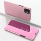 Чехол Mirror для Iphone 11 книжка зеркальный Clear View Rose - изображение 3