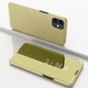 Чехол Mirror для Iphone 11 книжка зеркальный Clear View Gold - изображение 3