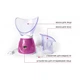 Паровая сауна для лица ингалятор 2в1 Отпариватель лица Professional Facial Steamer BY-1078 Osenjie 150 Вт Розовая - изображение 8