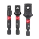 Набор переходников Milwaukee 1/4" Hex на квадраты 1/4", 3/8", 1/2 (4932479228) - изображение 1