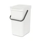 Ведро для мусора Brabantia Sort & Go 12 л Белое (109782) - изображение 1