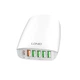 Адаптер мережевий Ldnio A6573C 5USB, Type-C, PD65W, QC3.0, білий - изображение 2