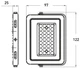Прожектор EUROLAMP LED SMD 20W 6500K с датчиком движения - изображение 3