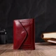 Компактное женское портмоне в три сложения GRANDE PELLE 16788 Бордовый - изображение 7