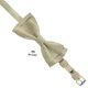 Метелик Bow Tie House шкіряний Monroe Bisque 10371 - зображення 3