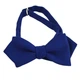 Синяя Bow Tie House однотонная галстук-бабочка формы diamond-габардин 07395 - изображение 1