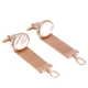 Запонки Bow Tie House елітні Luxury Chain Cufflinks золотисті 08528 - зображення 2