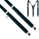 Подтяжки Bow Tie House черные с зеленой окантовкой 07903 - изображение 1