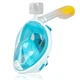 Маска для снорклінгу повнолицьова Easybreath Зелена S/M - зображення 2
