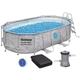 Овальный каркасный бассейн Bestway 56714 (427-250-100 см) Power Steel™ Swim Vista Series™ - изображение 2
