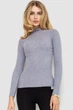 Кофта трикотажна жіноча колір сірий розмір S-M 204R035 - изображение 1