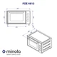 Електрична піч MINOLA FOE 4815 BL - изображение 15
