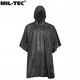 Пончо тактичне Mil-Tec Плащ-палатка Водонепроникна One-Size Чорний PONCHO VINYL SCHWARZ (10628502) - зображення 3