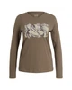 Футболка з довгим рукавом Tom Tailor L Коричневий 1034152-18123 - изображение 5