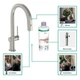 Cмеситель для кухни с краном для фильтрованной воды HANSGROHE Aqittura M91 сатин латунь 76803800 - изображение 5