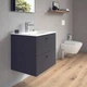 Тумба під умивальник DURAVIT Brioso 62x55.3x47.9см підвісна сіра BR410104949 - зображення 6