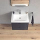 Тумба під умивальник DURAVIT Brioso 62x55.3x47.9см підвісна сіра BR410104949 - зображення 7