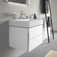 Тумба під умивальник DURAVIT XSquare 78.4x39.7x46см підвісна біла XS416208585 - зображення 3