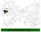 Крепление заднего бампера Audi A6 С6 2006-2011, левое, AVTM, 4F5807453, 181204955 - изображение 2