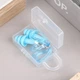 Беруши для плавания купания бассейна SUNROZ с силиконовым шнуром Water Blue (A-11020) - изображение 2