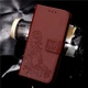Чехол Clover для Samsung Galaxy J7 2016 J710 книжка кожа PU с визитницей коричневый - изображение 2