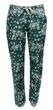 Піжама жіноча Cyberjammies Hannah 9755 9756 натуральна якісна англійський бренд 14/L Зелений з принтом леопарда (5051877458031) - зображення 4