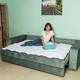 Тонкий матрац-топер PURPLE Base Cover Plus 60x120 см - зображення 5