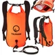 Буй для плавания TSUNAMI Pro надувной 3 в 1 Orange (P-5907739314048) - изображение 2