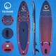 Надувная SUP доска TSUNAMI 350 см с веслом Wave T05 - изображение 3