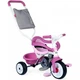 Дитячий велосипед Smoby Be Move Комфорт 3 в 1 рожевый (740415) - изображение 1