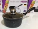 Кастрюля с крышкой мрамор 1.4л антипригарная Benson BN-303 - изображение 2
