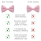 Бабочка Bow Tie House маленькая Rose Quartz 10470S - изображение 3
