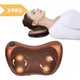Автомобільна масажер-подушка для шиї XPRO Massage pillow CHM-8028 роликовий коричневий (MER-13123_329) - зображення 2