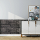 Самоклеящаяся 3D панель Sticker Wall камень черный 1115х300х11мм 197 SW-00001374 - изображение 5