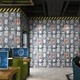 Самоклеющаяся 3D панель Sticker Wall Стильная отделка интерьера почтовые марки 700х700х4мм (091) SW-00001152 - изображение 5