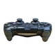 Бездротовий джойстик для приставки PS 4 чорний вібраційний - зображення 3