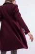 Пальто жіноче з коміром X-Woyz PL-8794-16 58335 L бургунді - зображення 4