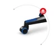 Компьютерное геймерское кресло HUZARO Force 2.5 Blue ткань - изображение 6