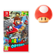 Набор Игра Nintendo Switch Super Mario Odyssey Русские Субтитры + Светильник Paladone Mario Mushroom White Red 1шт - изображение 1