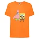 Футболка Спанч Боб 34 (Sponge Bob) оранжевая 128 см - изображение 1