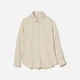 Рубашка женская Uniqlo 985026788 XS Бежевая (1159784769) - изображение 6