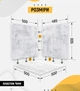 Пластиковий кутовий 3d фотофон, PolyPlast 50x50x50см - №61005 - зображення 3