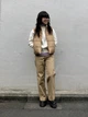 Теплый жилет короткий женский Uniqlo 383486938 XL Бежевый (1159784455) - изображение 13