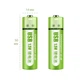 Аккумуляторные USB-батарейки Doublepow 2 × АА по 1 200 мА, батарея имеет 5 способов зарядки (зелёные) - изображение 10