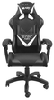 Fotel gamingowy Fury Gaming Chair Avenger L 60 mm Black-White (NFF-1711) - obraz 2