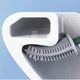 Силиконовый ершик для унитаза с крепление на стену и пол Toilet Brush Зеленый GS-4641-1 - изображение 4